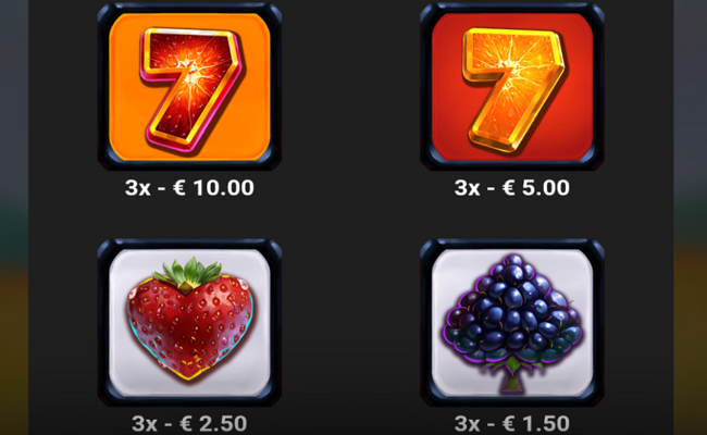 tutti cubi paytable 1