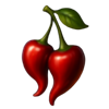 243 chili cherry chili symbol