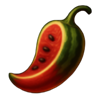243 chili watermelon pepper symbol