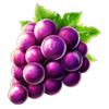 3 frozen crowns purple grapes symbol