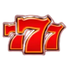 3 thunder coins hold and win sevens symbol