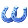 3x5 joker hold the spin blue horseshoes symbol