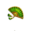 4 gold lanterns hold and win fan symbol