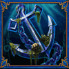 blue beards chest anchor symbol