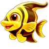 bubble up yellow fish symbol