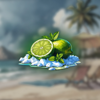 carioca vibes lime fruit symbol