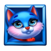 catch the luck blue cat symbol