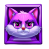 catch the luck purple cat symbol