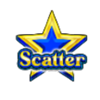 clovers and diamonds 5 blue scatter symbol