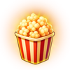 coin clown hold and win popcorn symbol