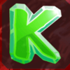core gaming eruption k symbol