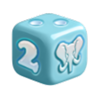 dice jungle two symbol