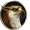 divine fortune black eagle symbol