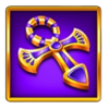 double cash mummy ankh symbol