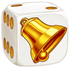 flaming crowns dice bell dice symbol