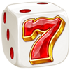 flaming crowns dice seven dice symbol