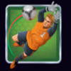 football star deluxe goalkeeper symbol