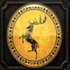 game of thrones 15 lines baratheon symbol