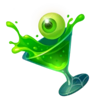 ghost pigger green eyeball potion symbol