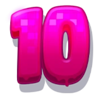 ghost pigger pink ten symbol
