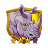 great game serengeti rhino symbol