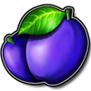 hot fruit dash purple plum symbol