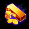 hyper gold all in gold bars coins symbol