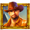 john hunter and the book of tut oranje jackpot adventurer portrait symbol
