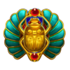 john hunter and the book of tut oranje jackpot gold scarab symbol