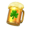lucky jimmy pots and pearls beer symbol