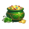 lucky patrick coins hold and win treasure symbol