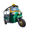 mad cabs hold and win tuktuk symbol