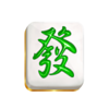 mahjong wins triple pot green character symbol