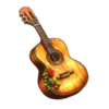 mariachi coins guitar symbol