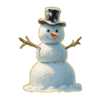 mega christmas snowman symbol