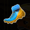 mega football sneakers symbol