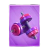 mighty mania dumbbell symbol