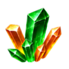 mystic reels green crystal symbol