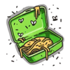 nine to five lunchbox symbol