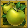 nuclear tumble green apple symbol