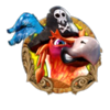 parrots of the caribbean parrot red symbol