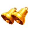 pink clovers xxxl hold and win bell symbol