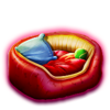 pragmatic play golden retriever bed symbol