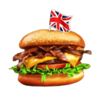 pub crawl burger symbol