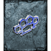 punk rocker 3 knuckles symbol