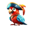 redbeards ruby fortune map parrot symbol