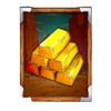 redhead bounty gold bars symbol