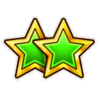 retro 27 green star symbol