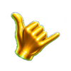 ronaldinho da sorte hand symbol
