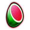 royal seven xxl flaming link watermelon symbol